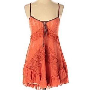 A’Reve Orange Knit dress